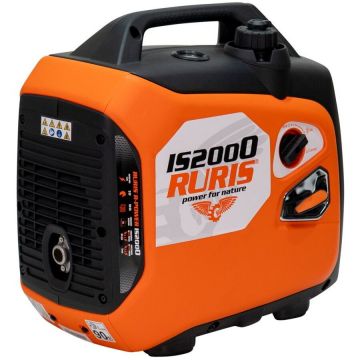 Ruris Generator-invertor Ruris, R-power IS2000, 2000W, 4 timpi, benzina, Negru-Portocaliu