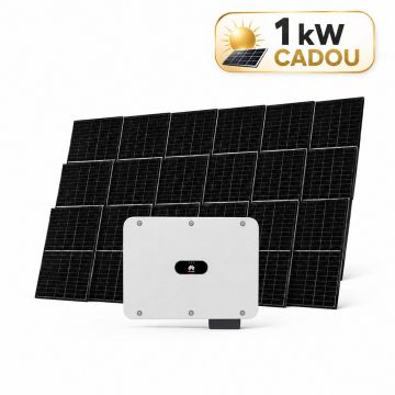 Sistem fotovoltaic 36kW (35 + 1 kW CADOU), invertor trifazat On Grid si 78 panouri Canadian Solar N-Type TOPCon, monocristalin, 460 Wp, 144 celule, rama neagra