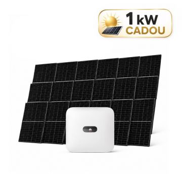 Sistem fotovoltaic 3kW (2 + 1 kW CADOU), invertor trifazat On Grid si 7 panouri Canadian Solar N-Type TOPCon, monocristalin, 460 Wp, 144 celule, rama neagra