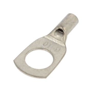 varf: inelar tubular m10 6mm2 crimpat pe cablu neizolat cupru