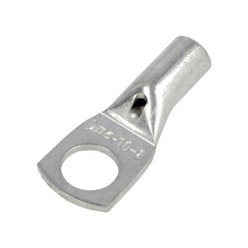 varf: inelar tubular m8 10mm2 crimpat pe cablu neizolat cupru
